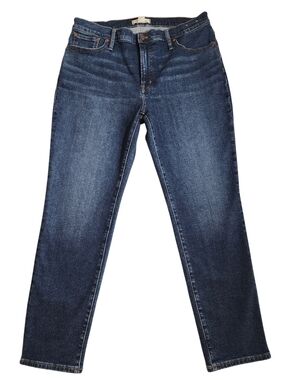 Womens Madewell The Perfect Vintage Jean Size 31 Mid Rise Blue Denim Straight